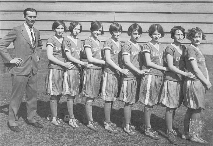 1930s Dallas YMCA Girls Basketball