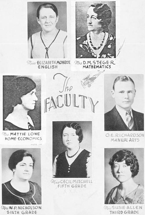 Rison Faculty 1932, Page 1