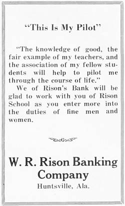 Rison Bank Advertisement, 1932