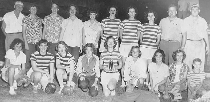 Rison Rockettes, 1950 City Softball Champs!