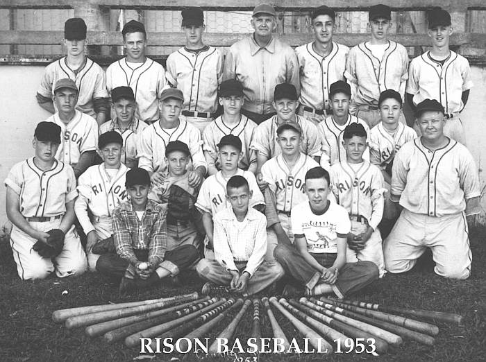 1953 Rison Baseball Team