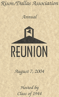2004 Rison Reunion Cover
