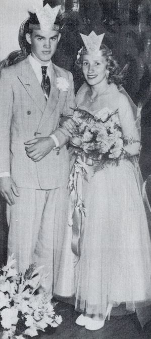 1953 Junior King and Queen - Donald Mitchell and Wanda Renegar