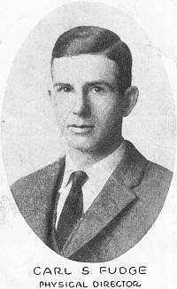 Carl S. Fudge, Physical Director, 1922 YMCA